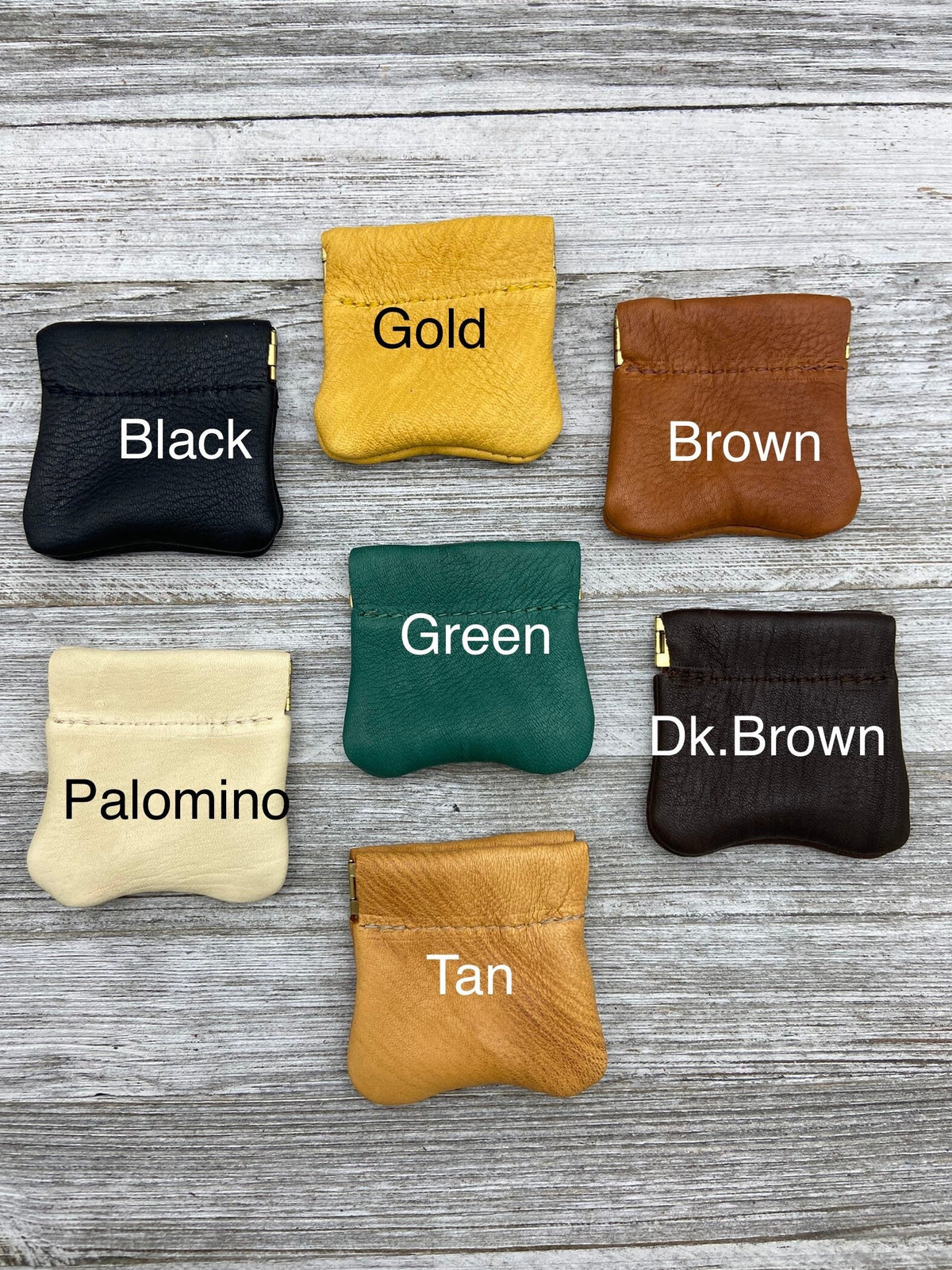 Deerskin Small Pop Coin Case | Handmade in USA