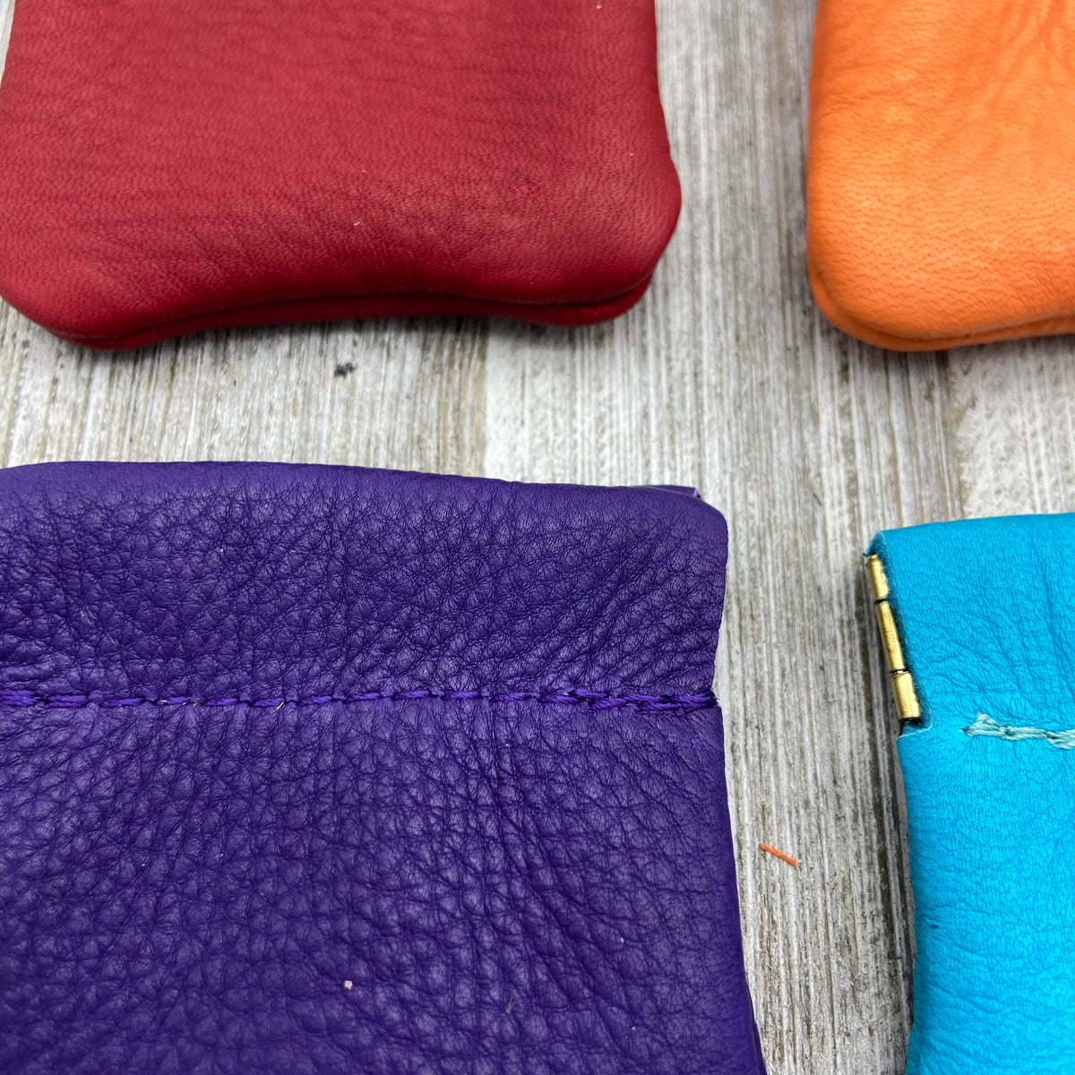 Deerskin Small Pop Coin Case | Handmade in USA