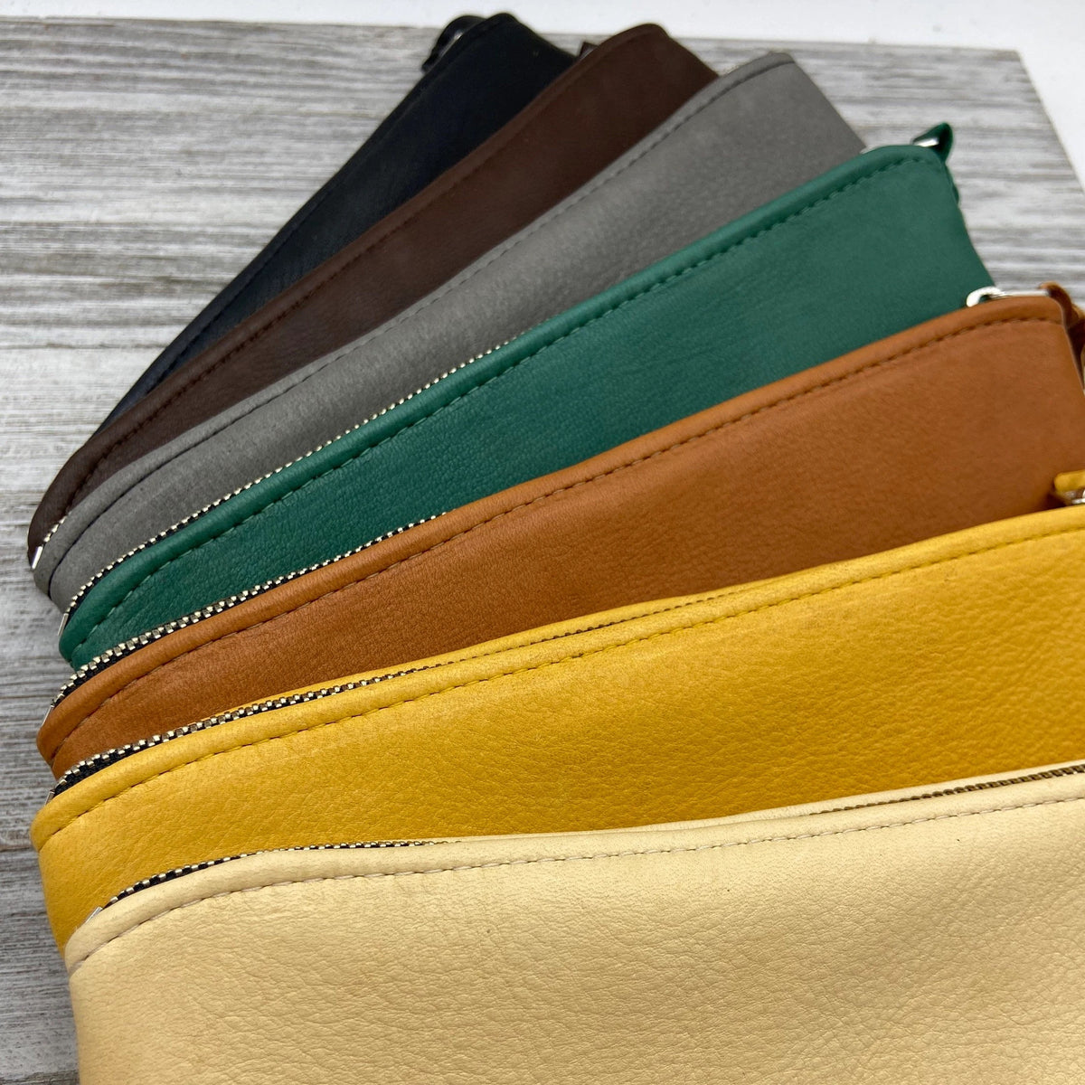 Deerskin 8" Double Zipper Pouch | Handmade in USA