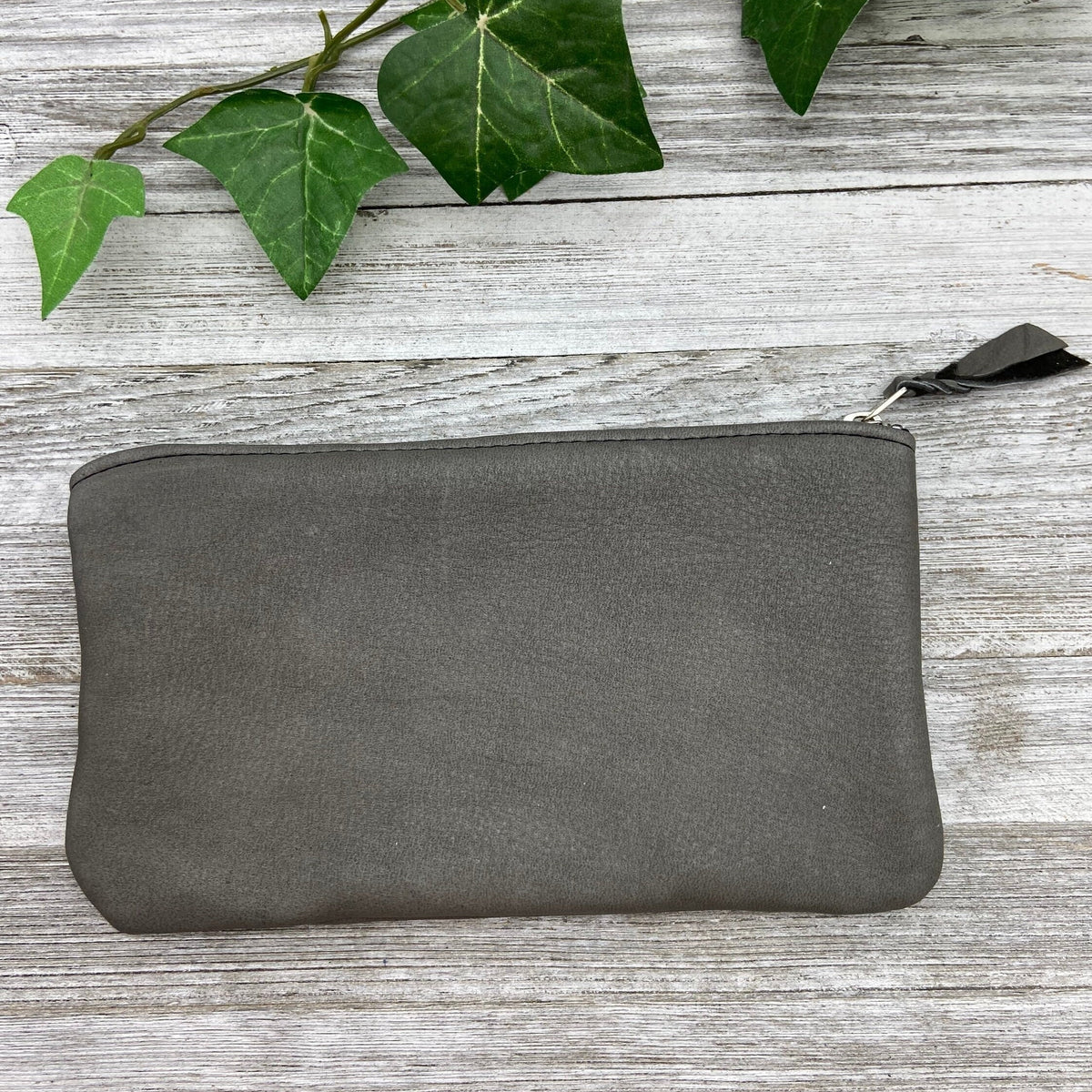 Deerskin 10" Zipper Pouch | Handmade in USA