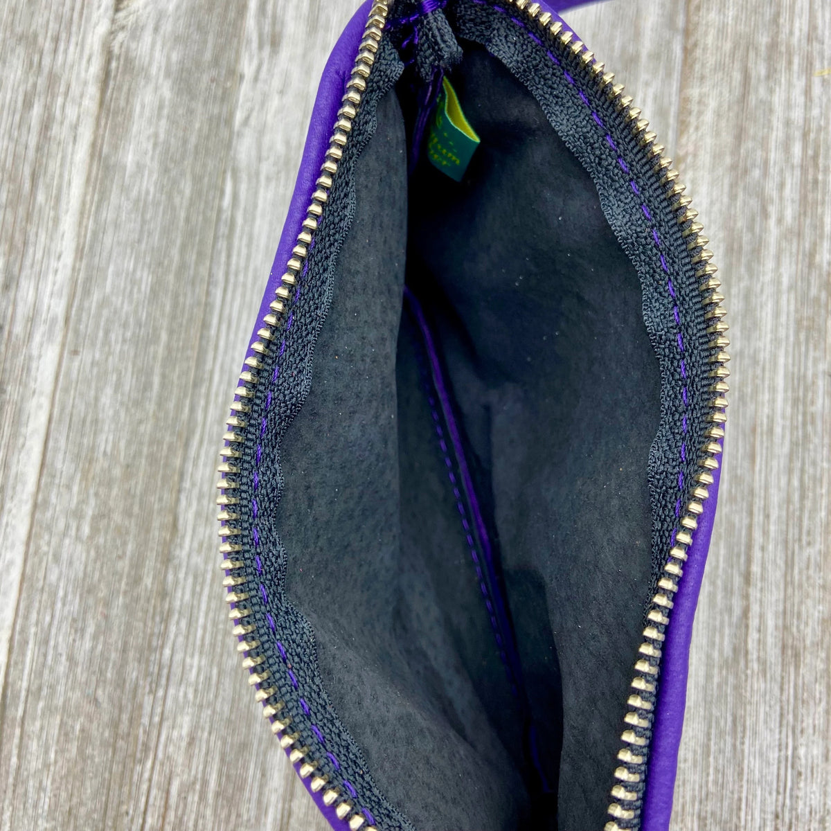 Deerskin 8" Zipper Pouch with Wristlet | Handmade in USA