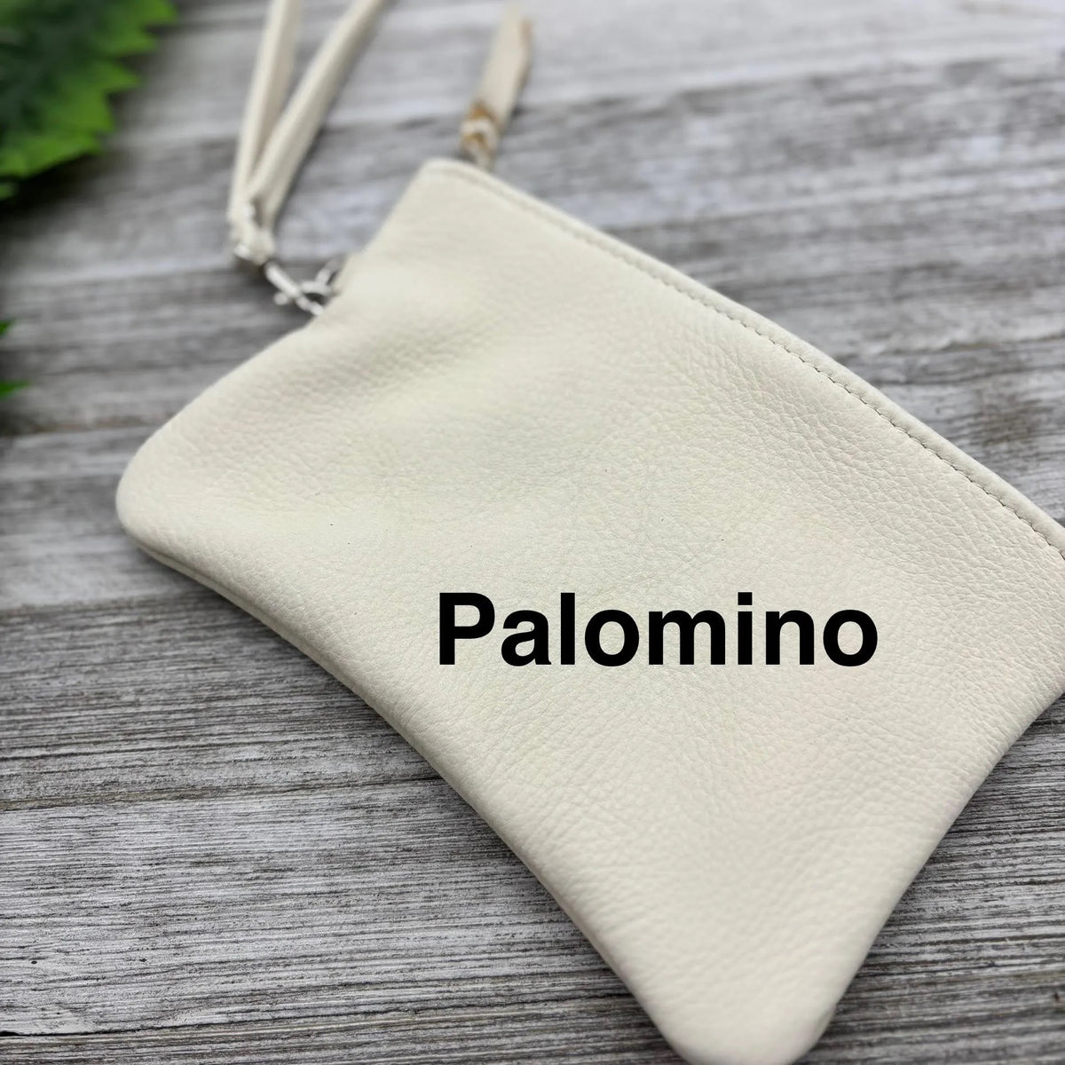 Deerskin 8" Zipper Pouch with Wristlet | Handmade in USA