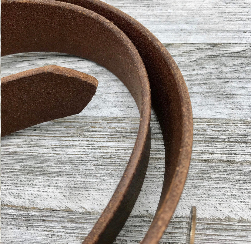 Light Brown Leather Belt (1 3/8”)