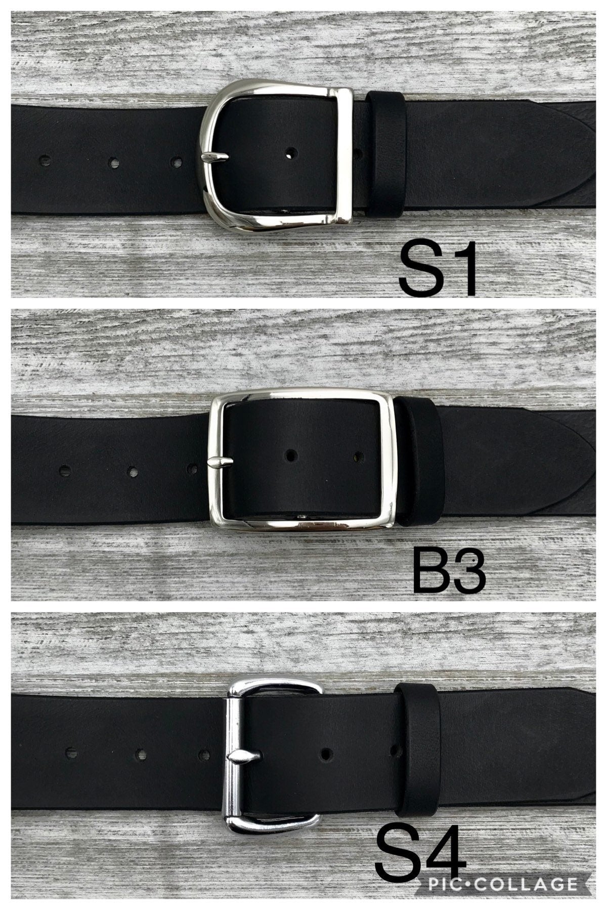 Black Leather Belt (1 3/4”)