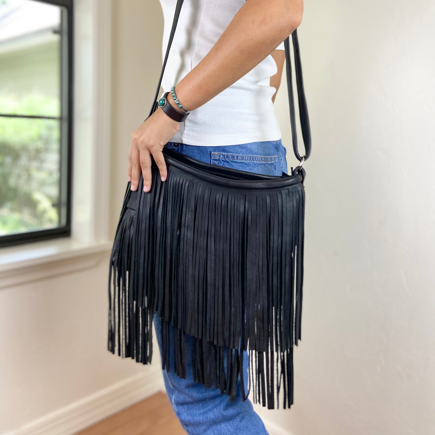 Sierra - Large Fringe Bag