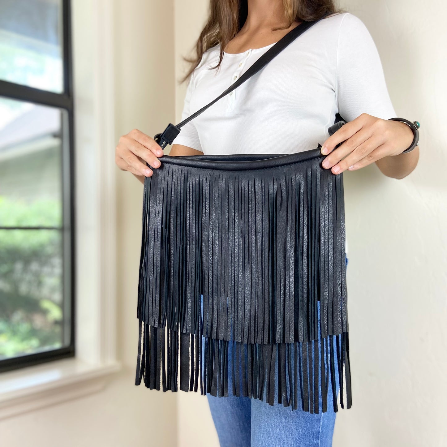 Sierra - Large Fringe Bag