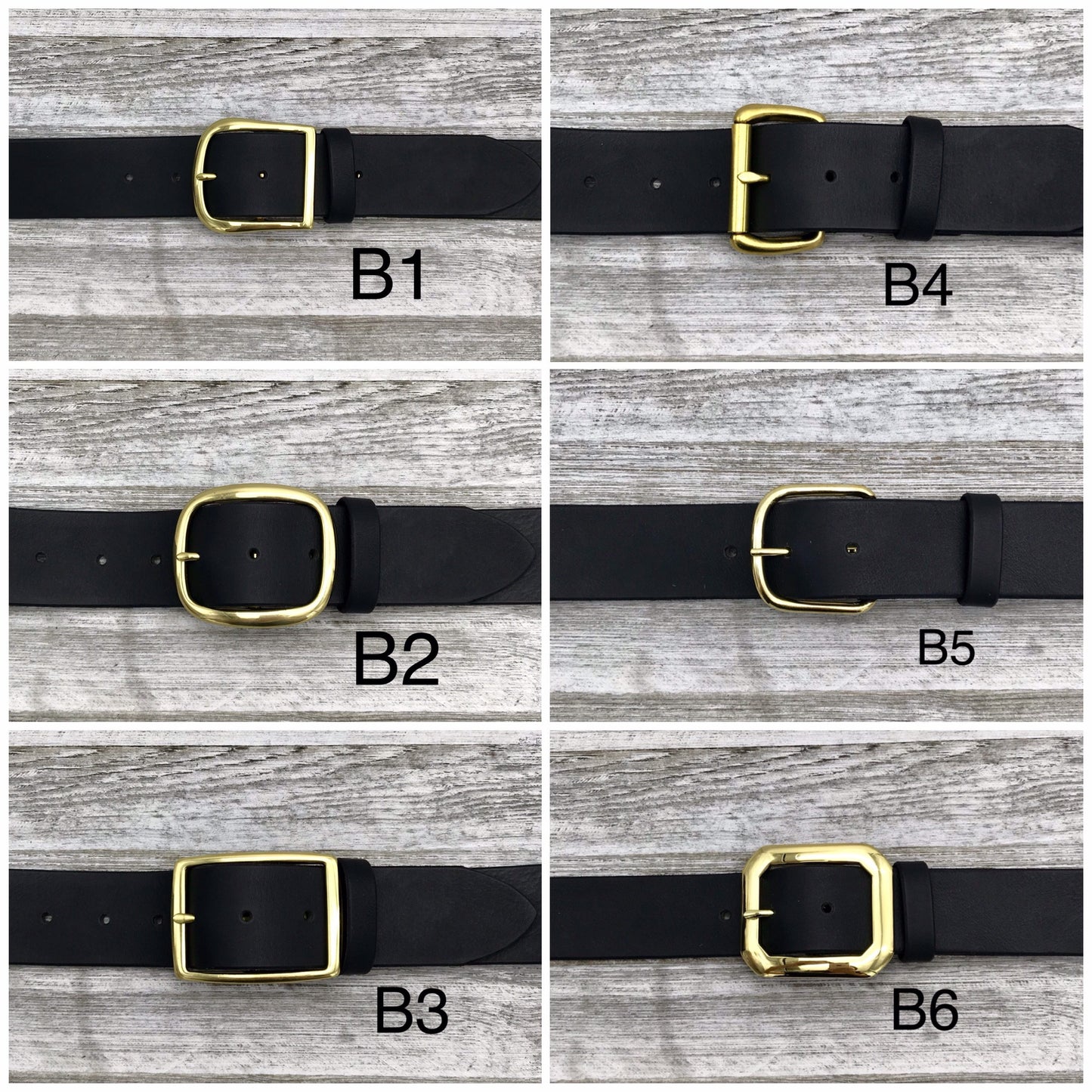 Dk.Brown Leather Belt (1 1/2” )