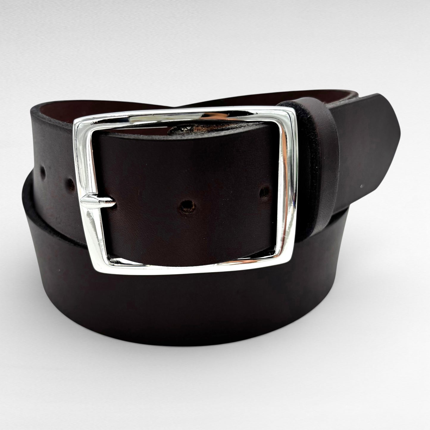 Dark Brown Bridle Leather Belt – 1 3/4” | Handcrafted in USA