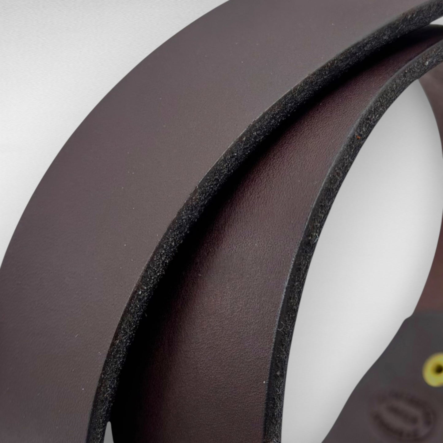 Dark Brown Bridle Leather Belt – 1 1/2” | Handcrafted in USA